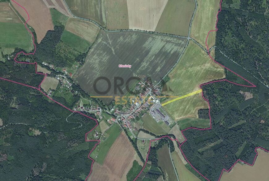 0,3 ha pozemku v k.ú. Křenůvky