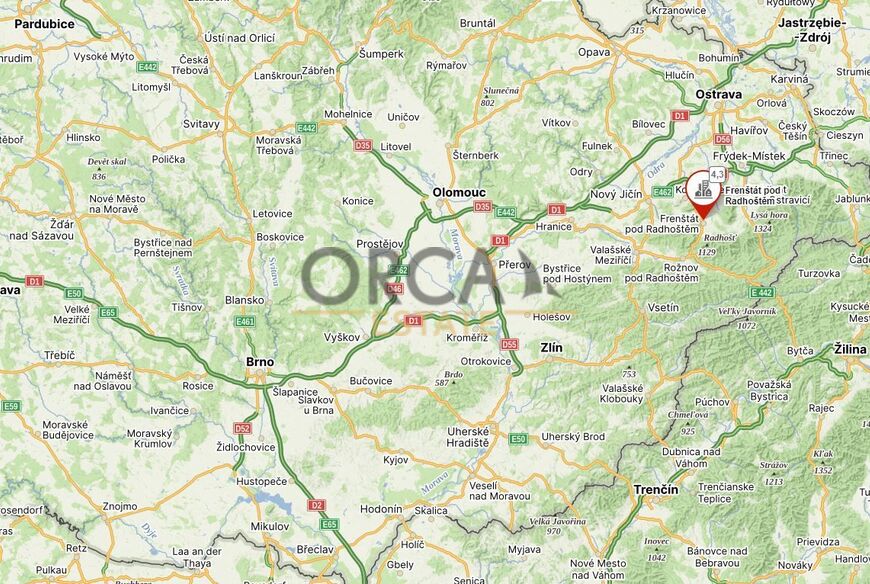 Spoluvlastnický podíl na pozemcích v k.ú. Frenštát pod Radhoštěm