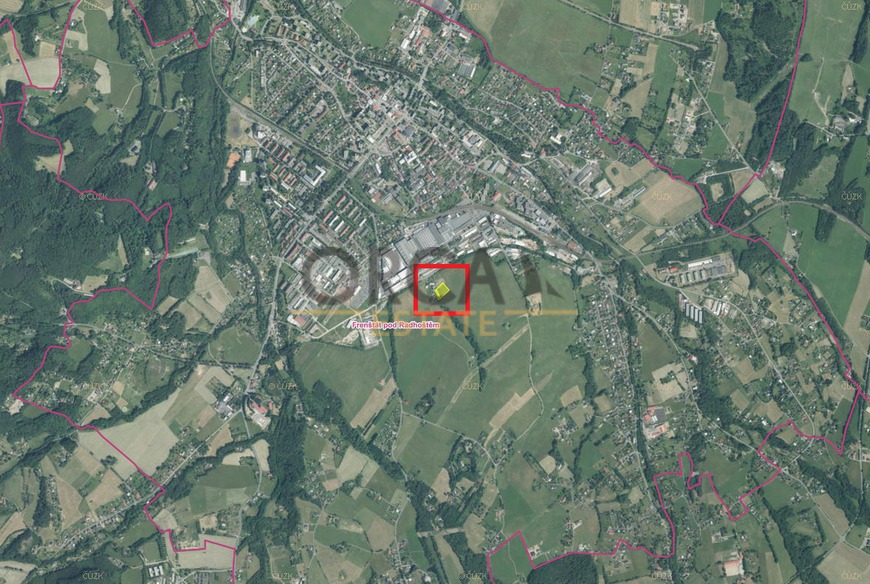 Spoluvlastnický podíl na pozemcích v k.ú. Frenštát pod Radhoštěm