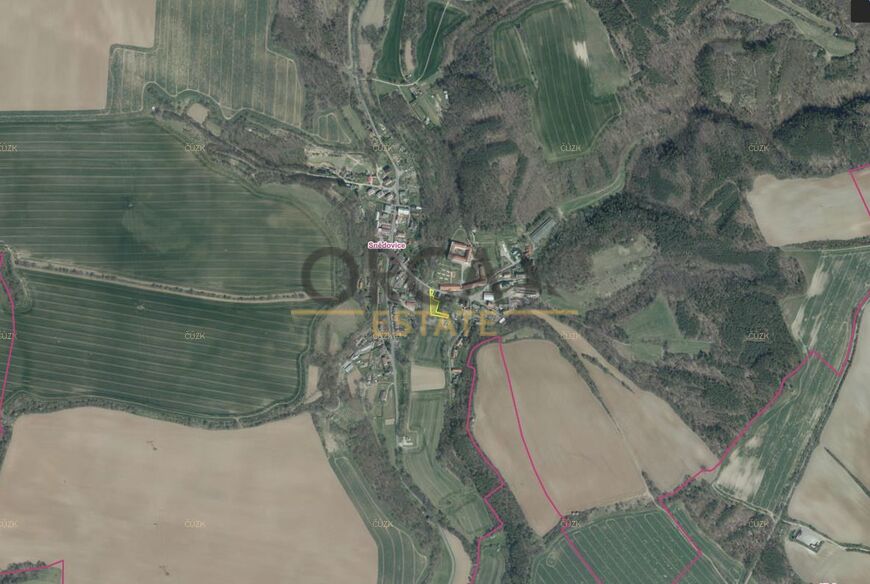 Zajímavý pozemek v k.ú. Snědovice