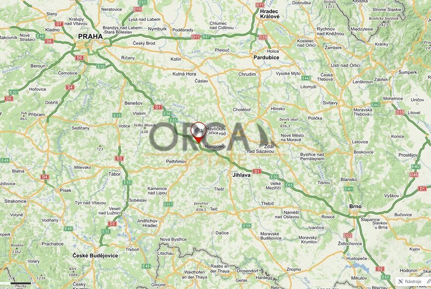 0,8 ha pozemků v k.ú. Jiřice u Humpolce