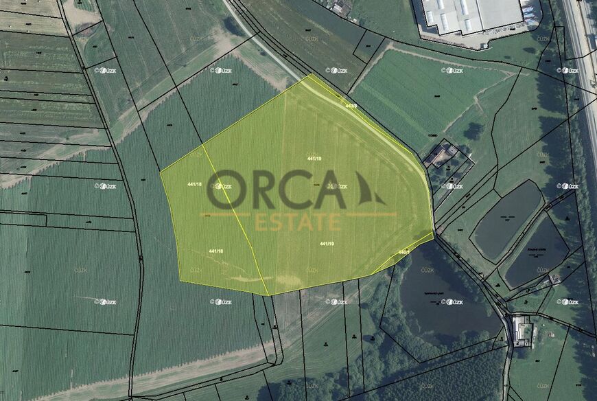 0,8 ha pozemků v k.ú. Jiřice u Humpolce