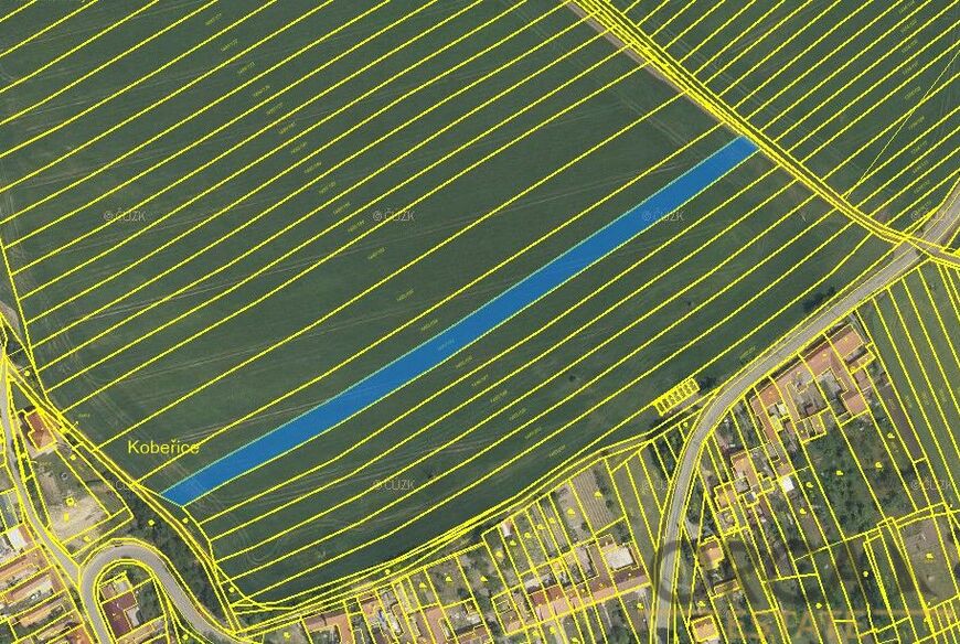 Prodej pozemku 4176 m2 v Kobeřicích u Brna