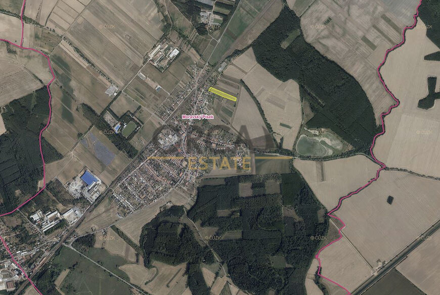 Exkluzivně 0,2 ha pozemku v k.ú. Moravský Písek