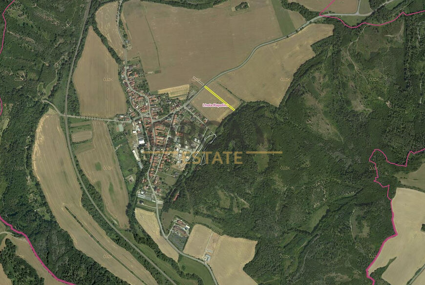 Prodej zastavitelného pozemku 2050 m2 v k. ú. Lhota Rapotina