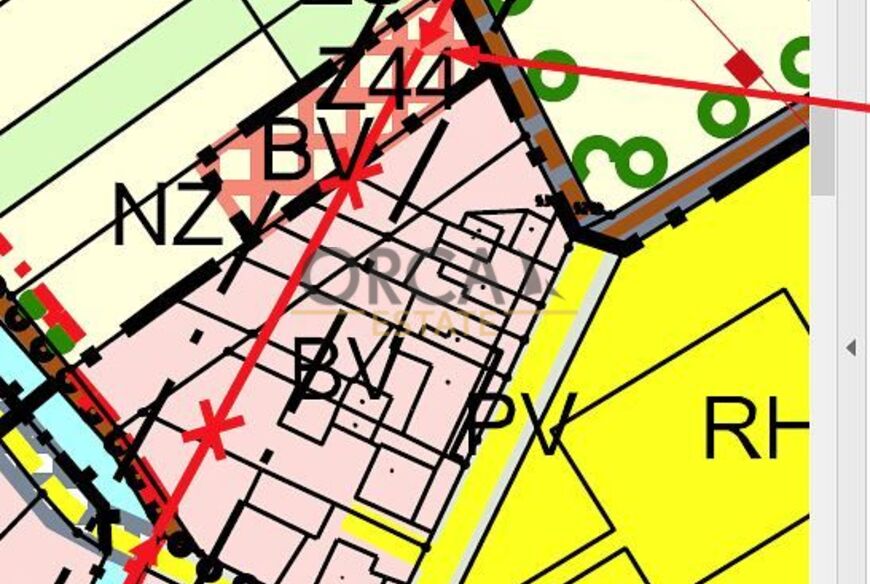Prodej pozemku v k.ú. Vřesovice u Prostějova o výměře 1660 m2