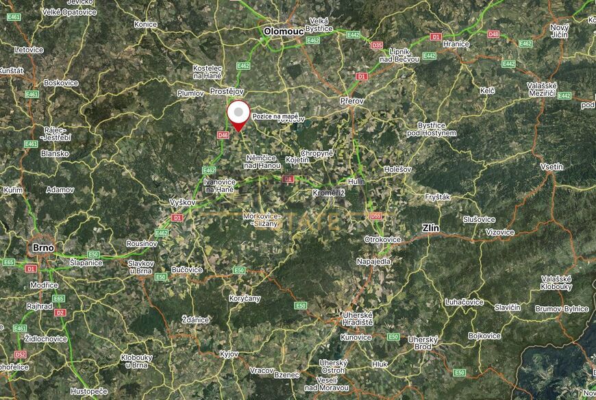 Prodej pozemku v k.ú. Vřesovice u Prostějova o výměře 1660 m2