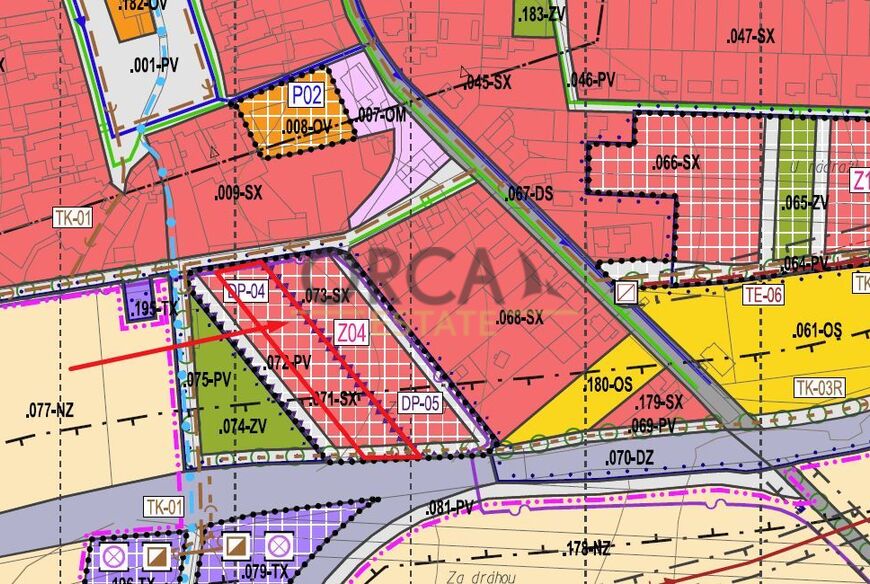 Prodej  stavebního pozemku o výměře 5025 m2 v k.ú. Blatec