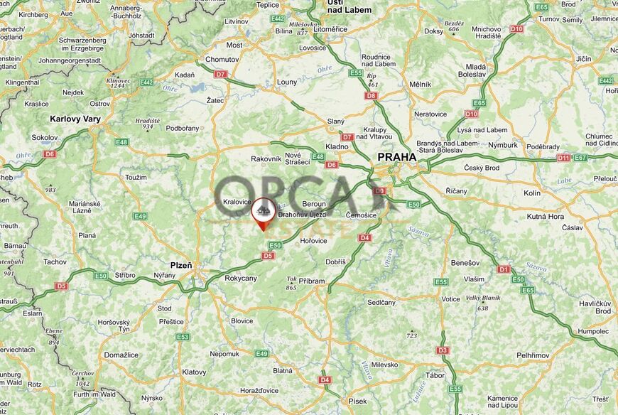 Zajímavý pozemek v k.ú. Drahoňův Újezd