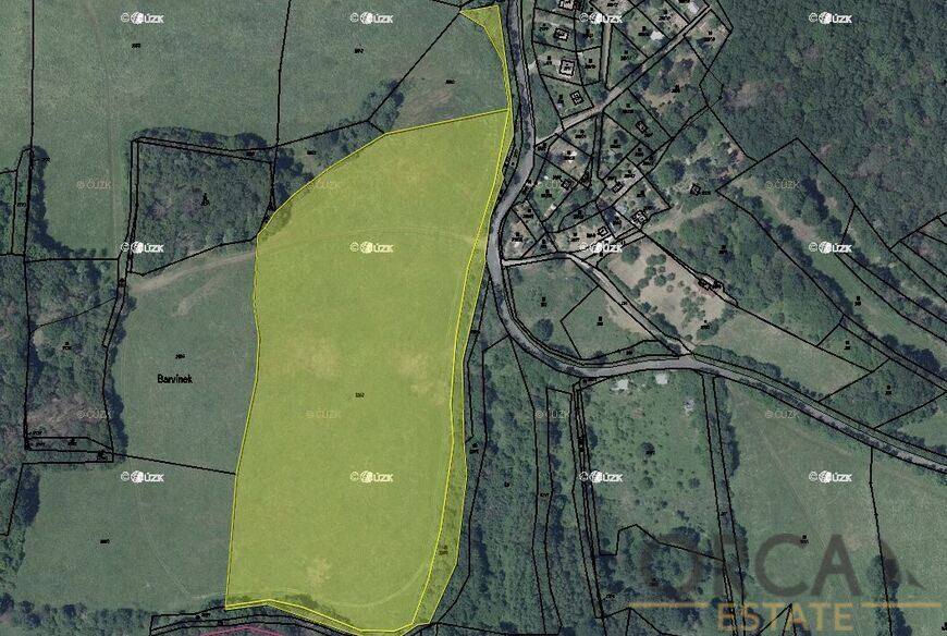 Prodej podílu 9 985 m2 na pozemcích v k.ú. Nová Ves