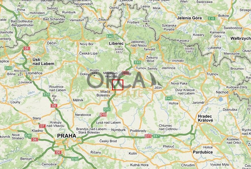 Prodej zajímavých pozemků 9 300 m2 v k.ú. Bakov nad Jizerou