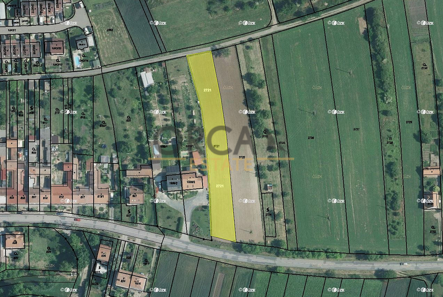 Zajímavý pozemek v k.ú. Měnín