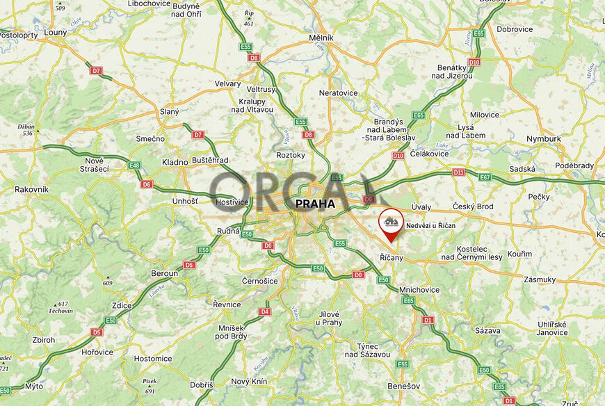 Prodej podílu 3367 m2 na zajímavém investičním pozemku v k. ú. Nedvězí u Říčan
