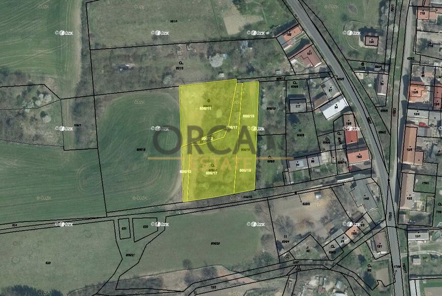 Spoluvlastnický podíl na zastavitelných pozemcích v k.ú. Malešov u Hošťky