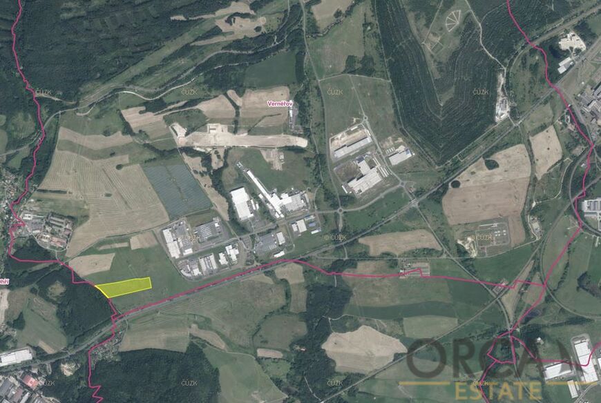 Prodej podílů 1515 m2 na pozemcích v k.ú. Vernéřov