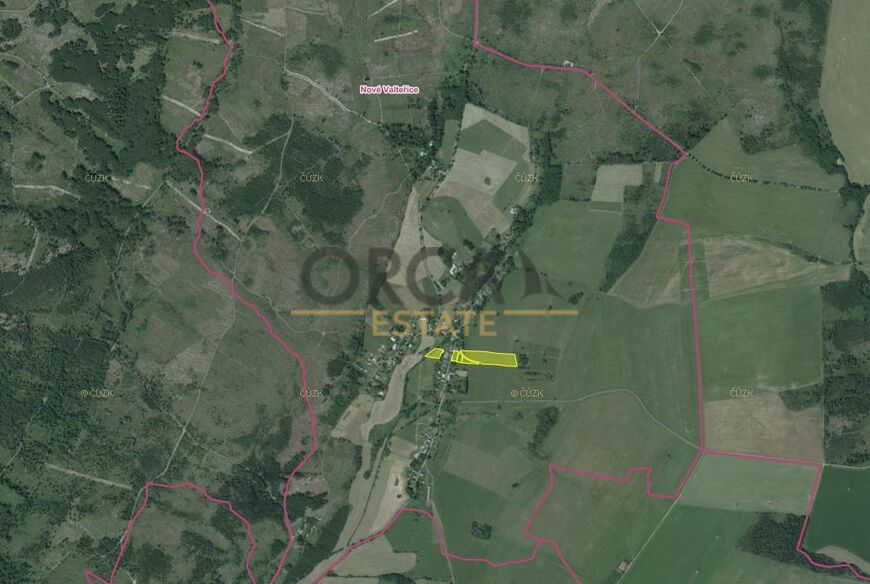 Prodej podílu 1185 m2 na pozemcích v k.ú. Nové Valteřice