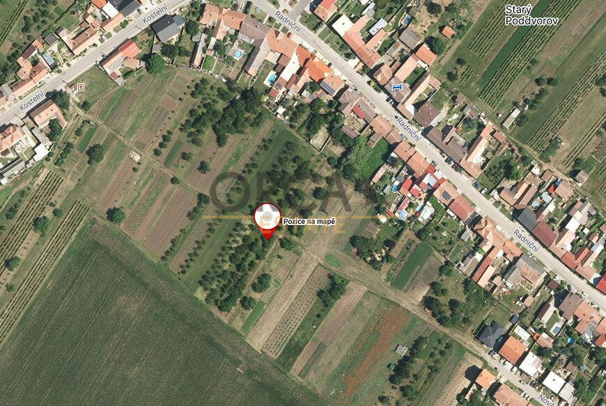 Spoluvlastnický podíl na pozemcích v k.ú. Starý Poddvorov