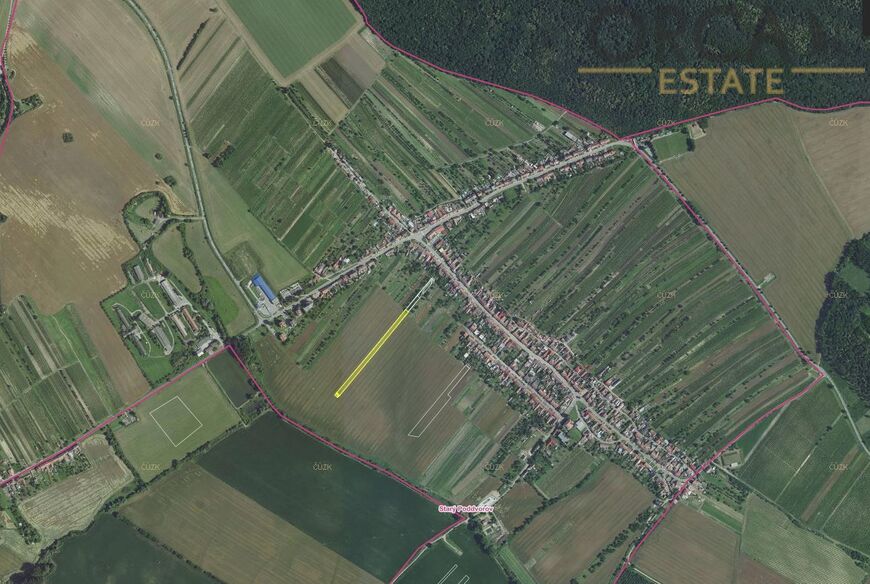 Spoluvlastnický podíl na pozemcích v k.ú. Starý Poddvorov