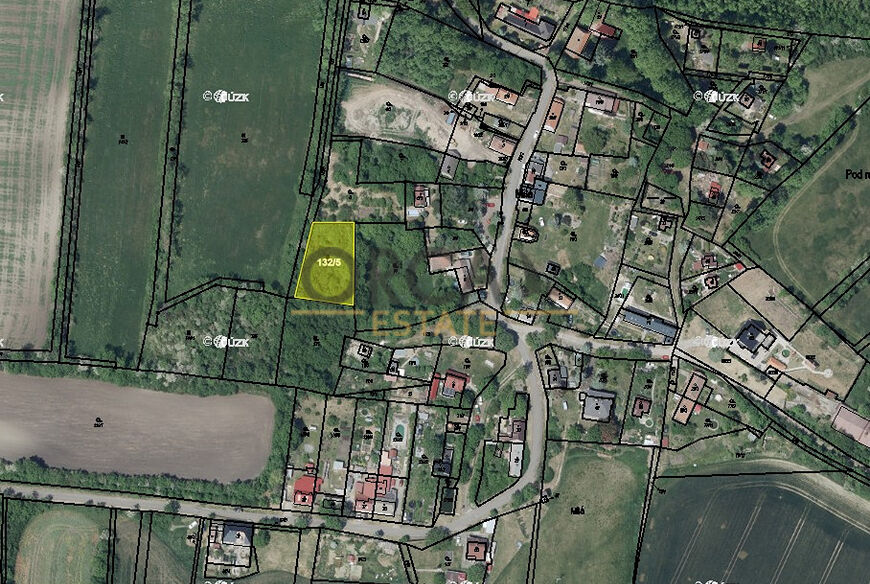 Prodej pozemku 1085 m2 v k.ú. Milá