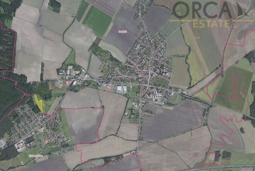 Prodej podílu 3372 m2 na zastavitelném pozemku v k.ú. Sadská