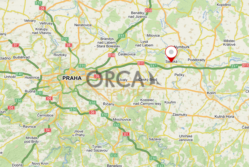 Prodej podílu 3372 m2 na zastavitelném pozemku v k.ú. Sadská