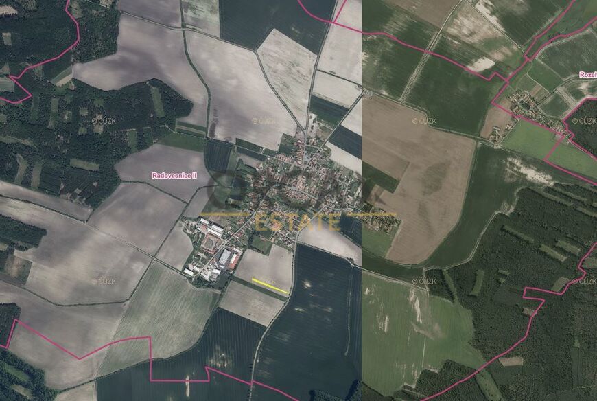 0,1 ha pozemku v k.ú. Radovesnice II