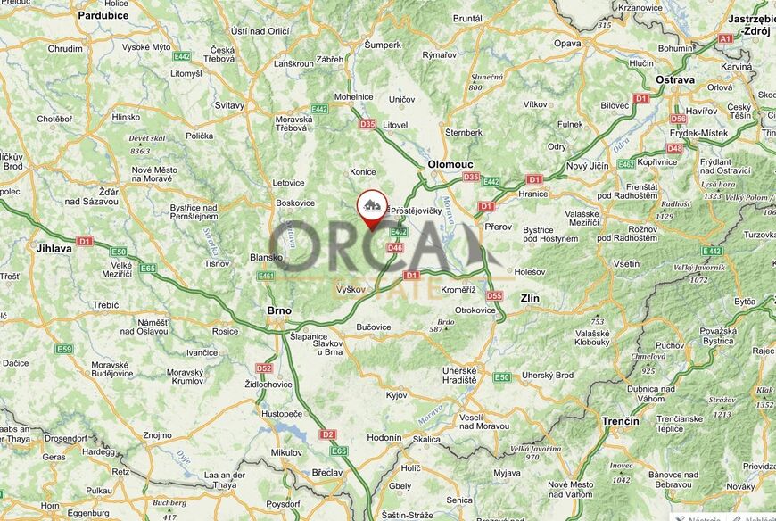 Podíl 268 m2 na trvalém travním porostu v k.ú Prostějovičky