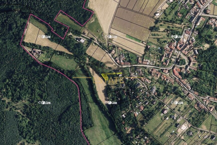 Podíl 268 m2 na trvalém travním porostu v k.ú Prostějovičky