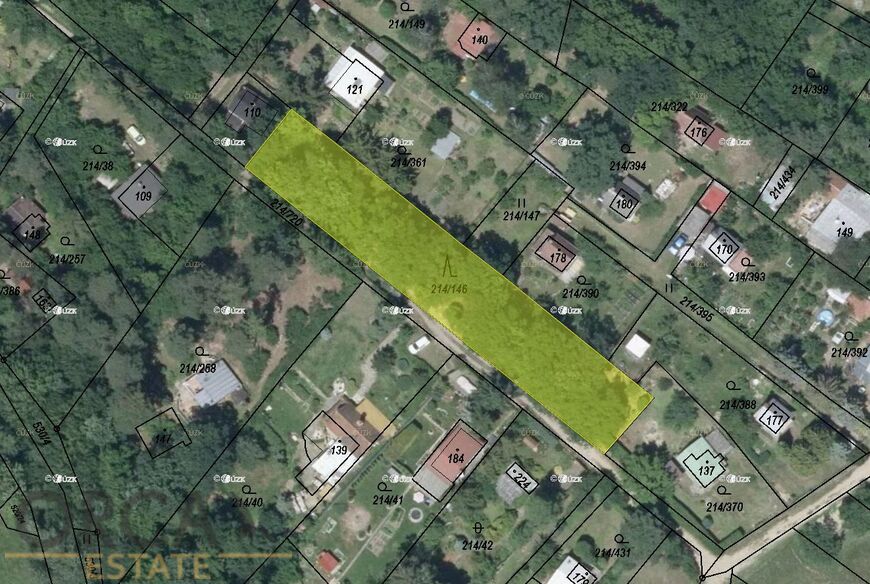 Lesní pozemek 1251 m2 v k.ú. Prostějovičky