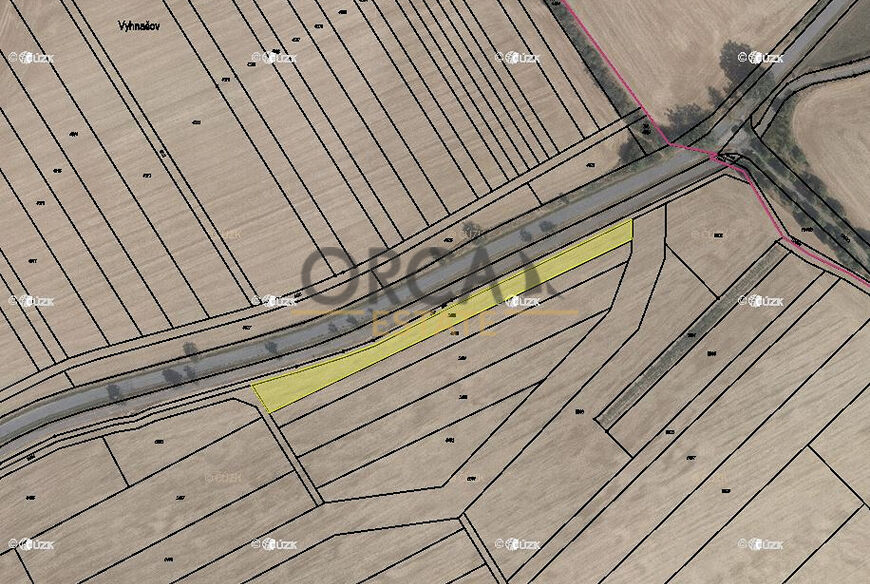 0,1 ha pozemku v k.ú. Tupesy na Moravě