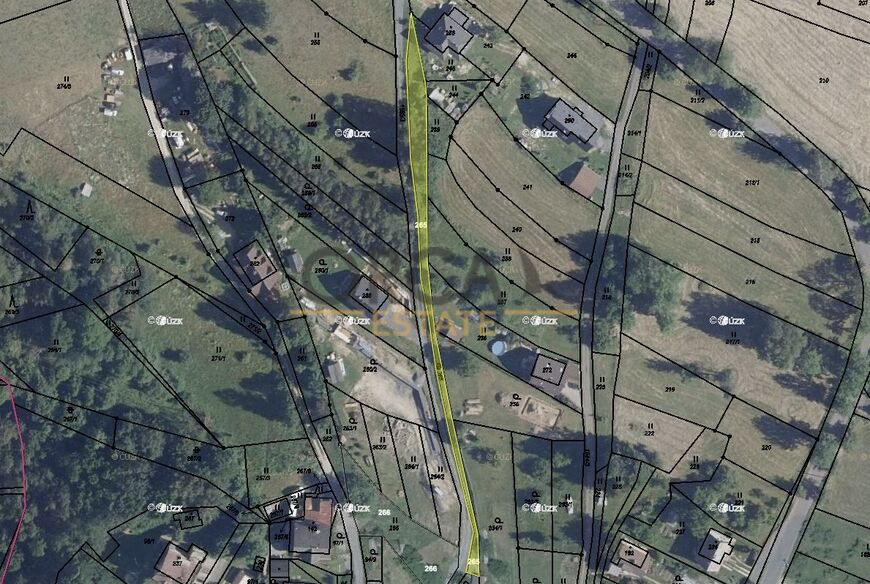 Pozemek v k.ú. Hrubá Horka