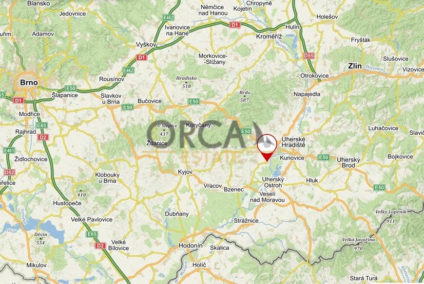 Prodej podílů 1 197 m2 na pozemcích v k.ú. Nedakonice