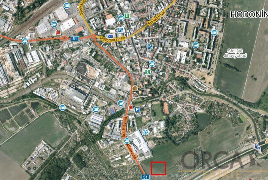 Prodej spoluvlastnického podílu 0,1 ha pozemku v k.ú. Hodonín