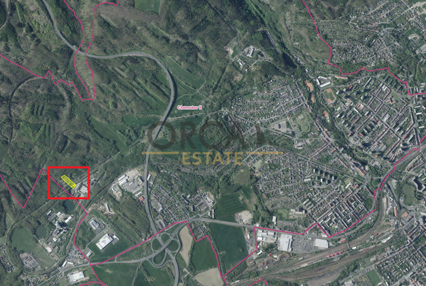 Prodej pozemků o výměře 6505 m2 v k.ú. Chomutov II