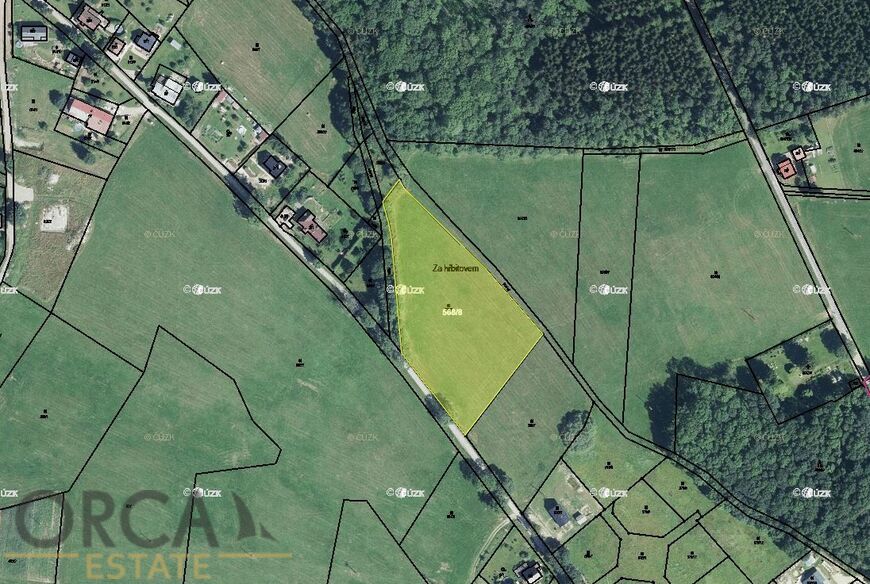 Prodej spoluvlastnického podílu 0,3 ha pozemku v k. ú. Bobr