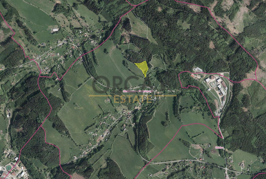 0,3 ha pozemku v k.ú. Strážkovice v Podkrkonoší