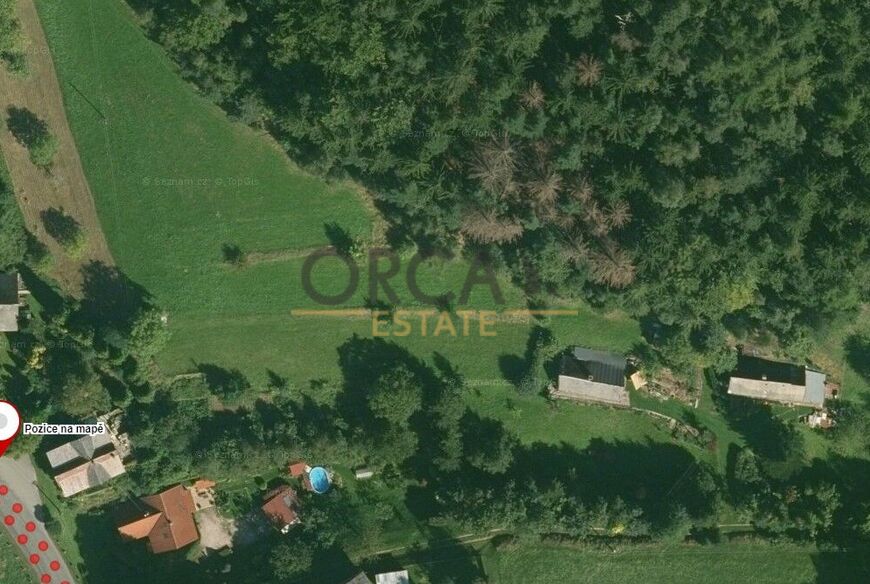 Prodej podílu 1399 m2 na pozemku v k.ú. Strážkovice v Podkrkonoší