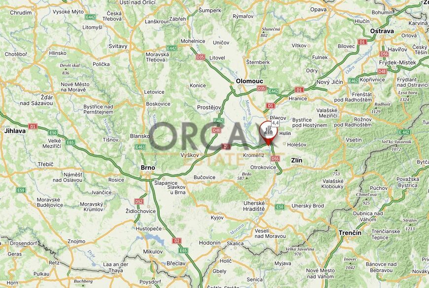 Pozemek v k.ú. Hulín