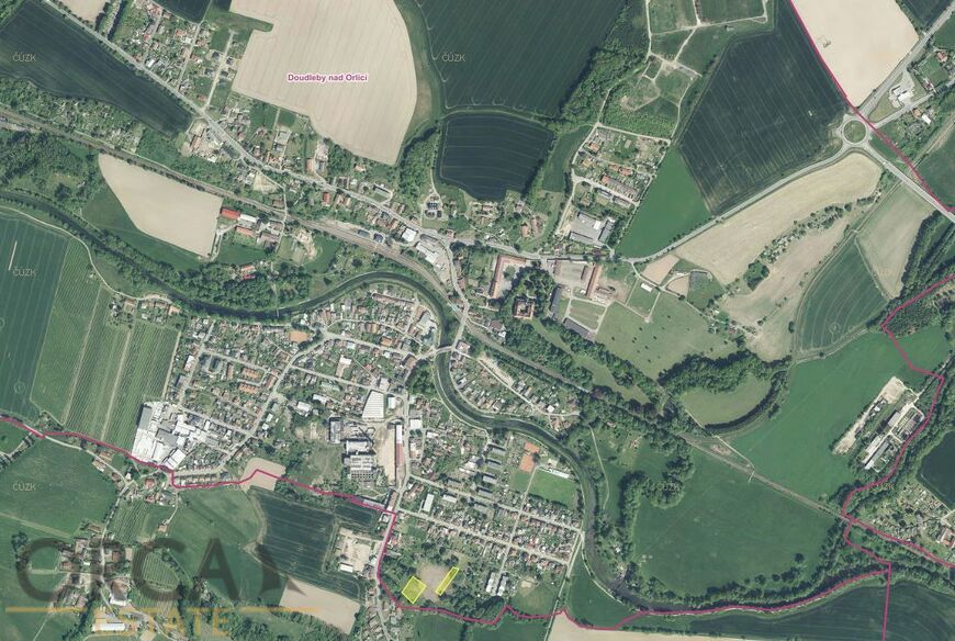Prodej investičních pozemků 2841 m2 v k.ú. Doudleby nad Orlicí