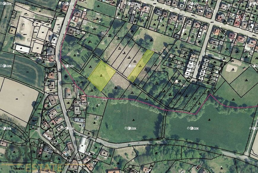 Prodej investičních pozemků 2841 m2 v k.ú. Doudleby nad Orlicí