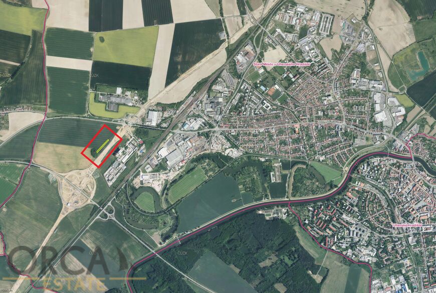 Prodej pozemku v podílovém spoluvlastnictví 2424 m2 v k.ú. Staré Město u Uherského Hradiště