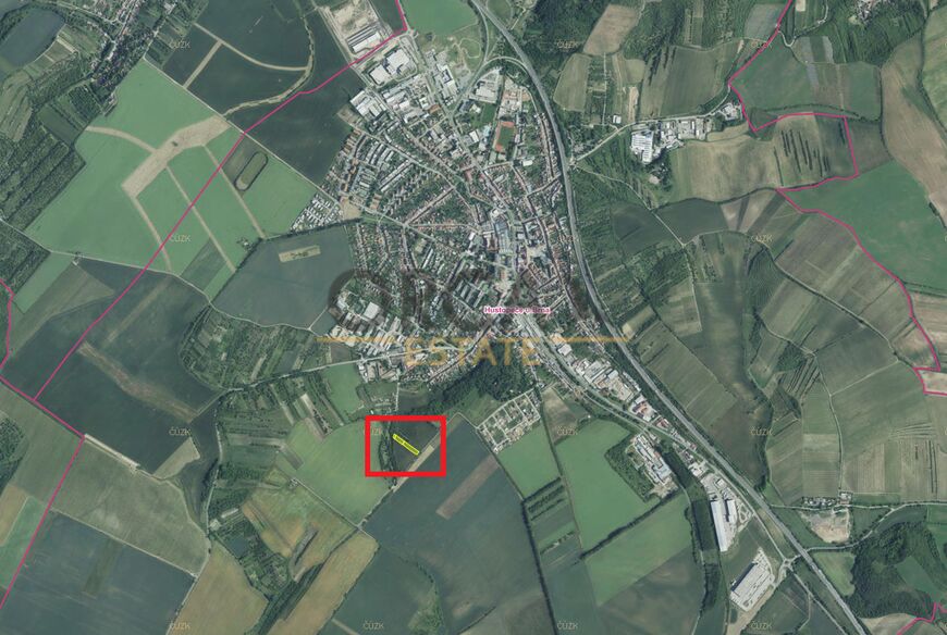 Prodej id. 3/4 podílu pozemků o výměře 2279 m2 v k.ú. Hustopeče u Brna (okres Břeclav)