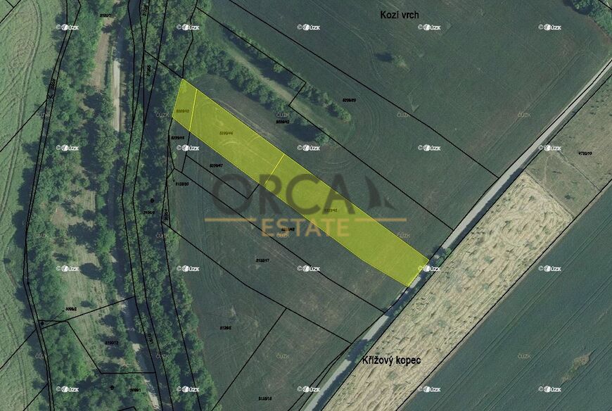 Prodej id. 3/4 podílu pozemků o výměře 2279 m2 v k.ú. Hustopeče u Brna (okres Břeclav)