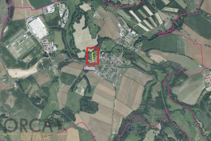 Prodej zajímavého pozemku 1137 m2 v k.ú. Mírovka
