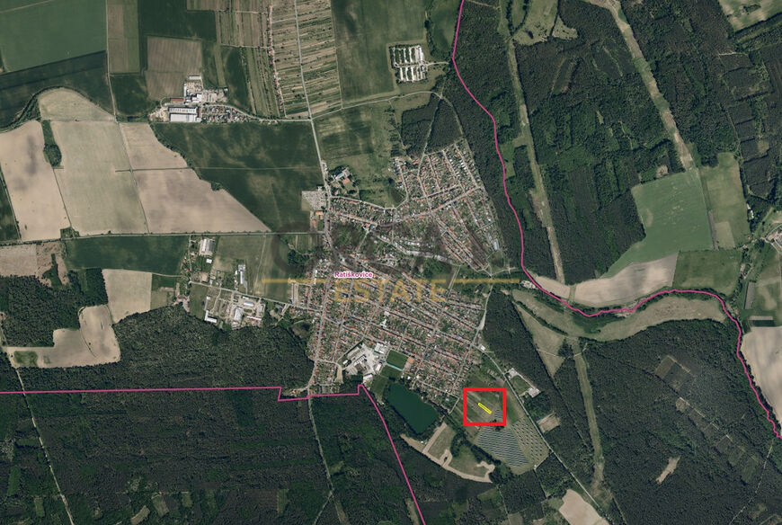 Prodej pozemku 935 m2 v k.ú. Ratíškovice