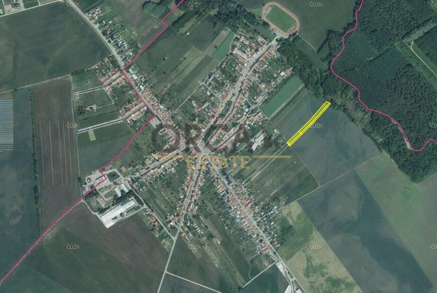 0,36 ha pozemků v k.ú. Přísnotice