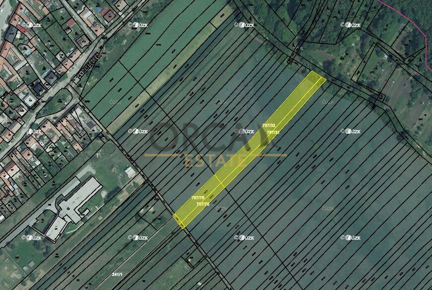 0,36 ha pozemků v k.ú. Přísnotice