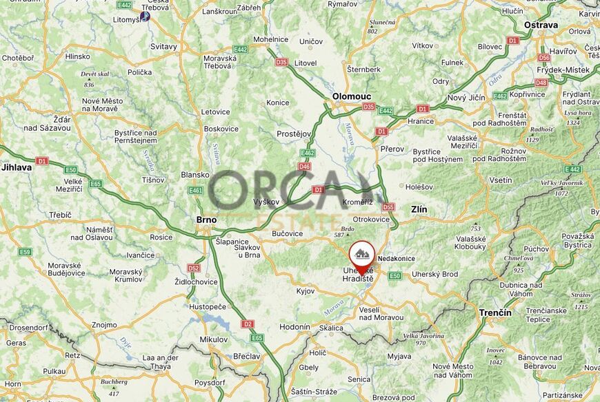 Spoluvlastnický podíl na orné půdě 593 m2 v k.ú. Nedakonice