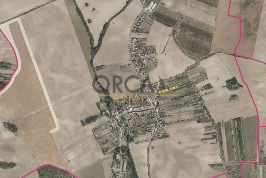 Prodej pozemků 1 503 m2 v k. ú. Hýsly