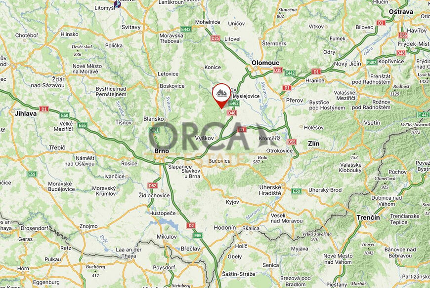 Prodej 0,2 ha zemědělských pozemků v k.ú. Myslejovice